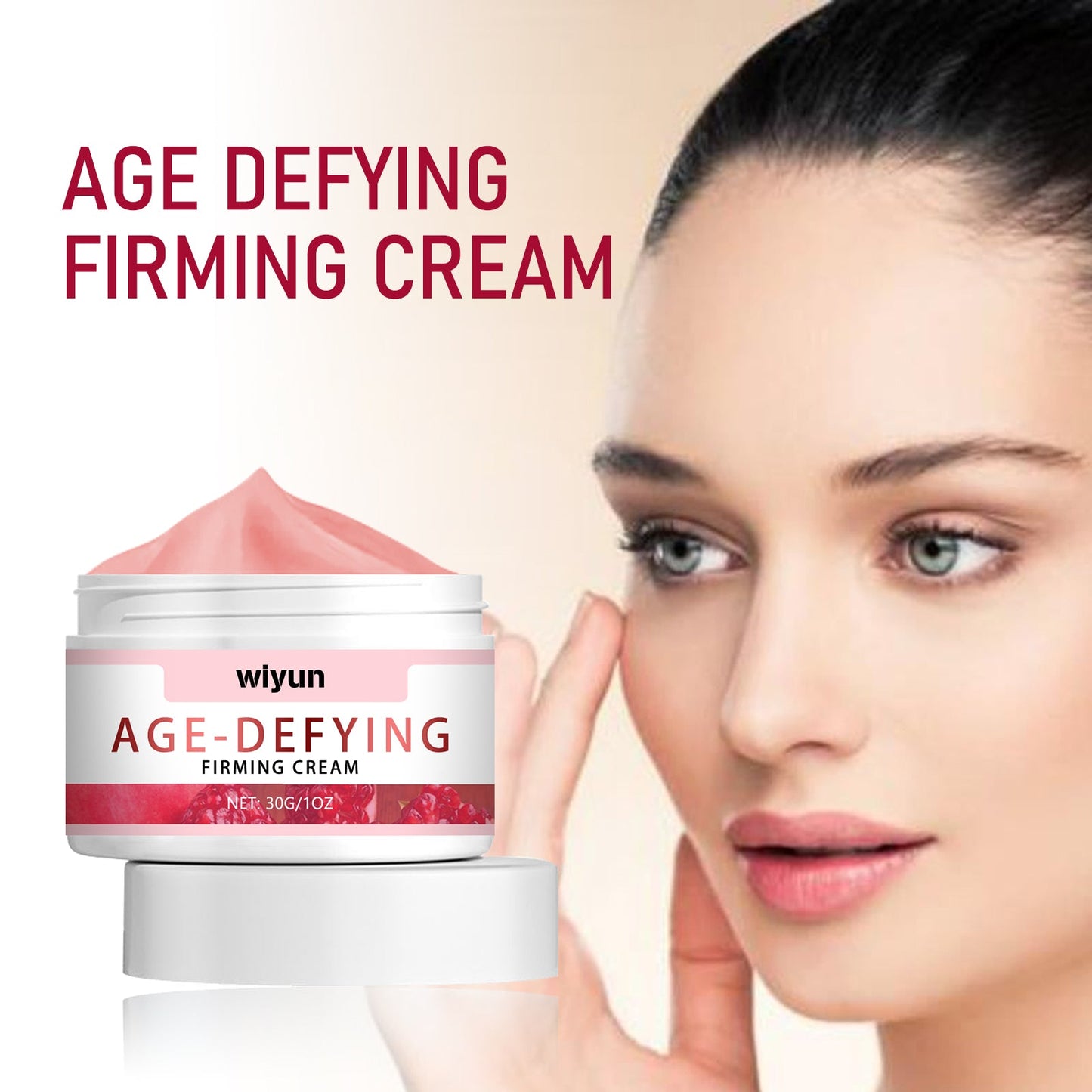 Wiyun Age Defying Firming Cream, Reduce Wrinkle Skin Slack Firming Bright Smooth Elastic Moisturizing Cream