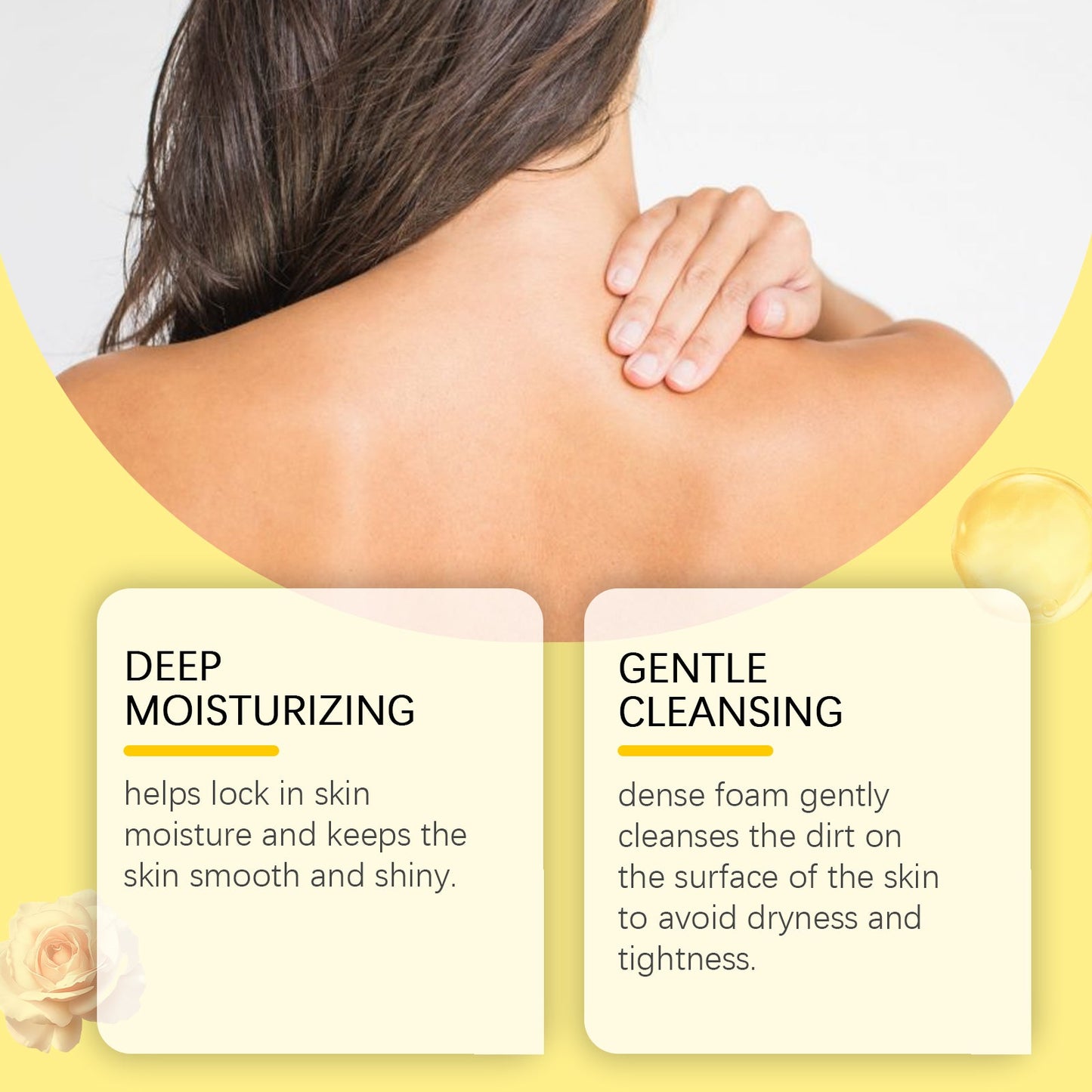 Jaysuing Perfumed Shower Gel, Moisturizes And Moisturizes Skin, Cleans And Brightens Skin, Body And Fragrance Shower