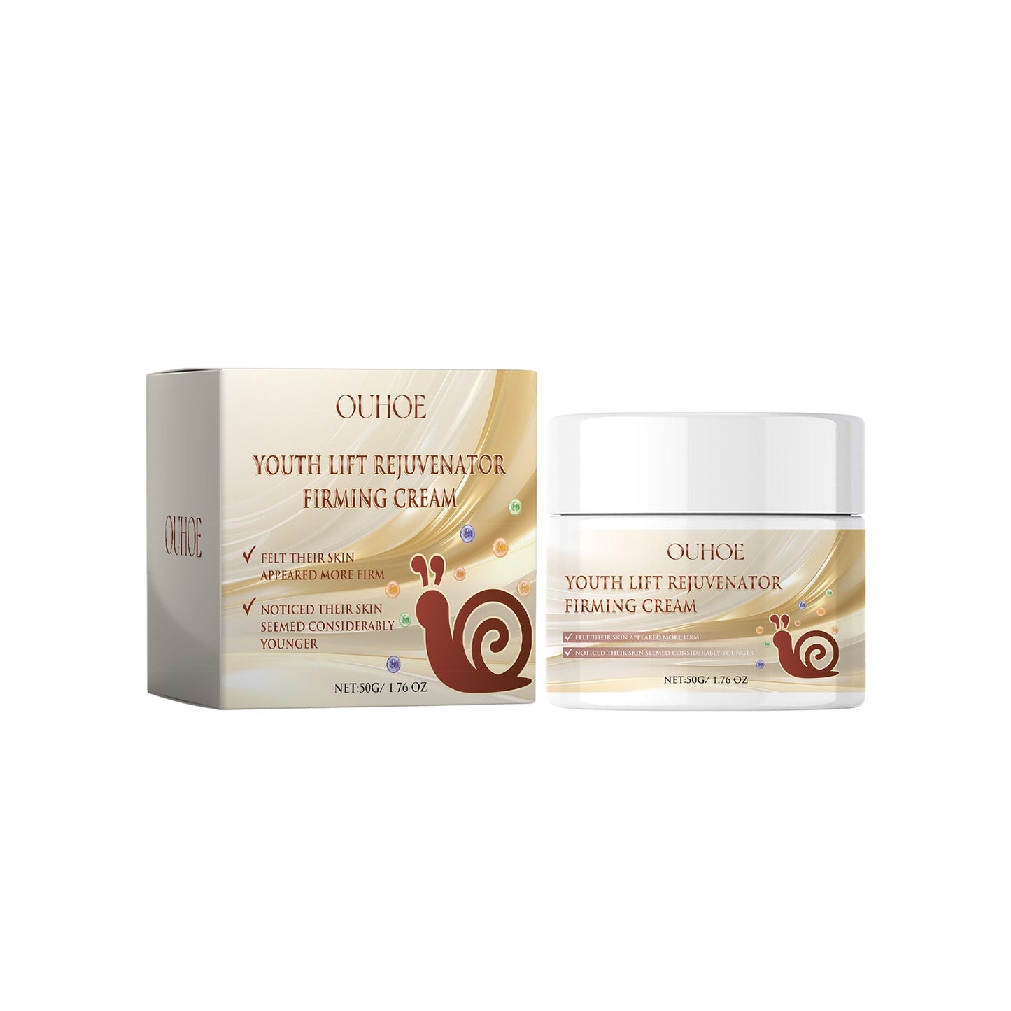 OUHOE Polypeptide Anti-Wrinkle Cream, Lighten Wrinkles Firming Elastic Moisturizing Facial Skin Hydrating Brightening Beauty Cream