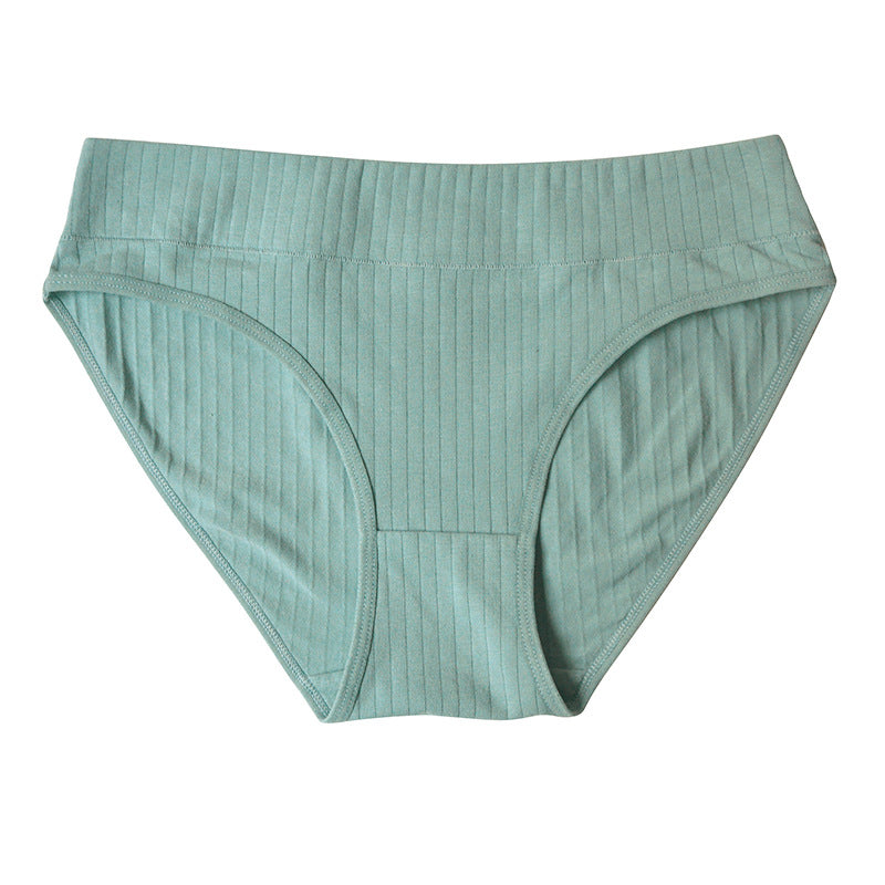 Cotton Mid Waist Women's Underwear Plus Size Women's Briefs