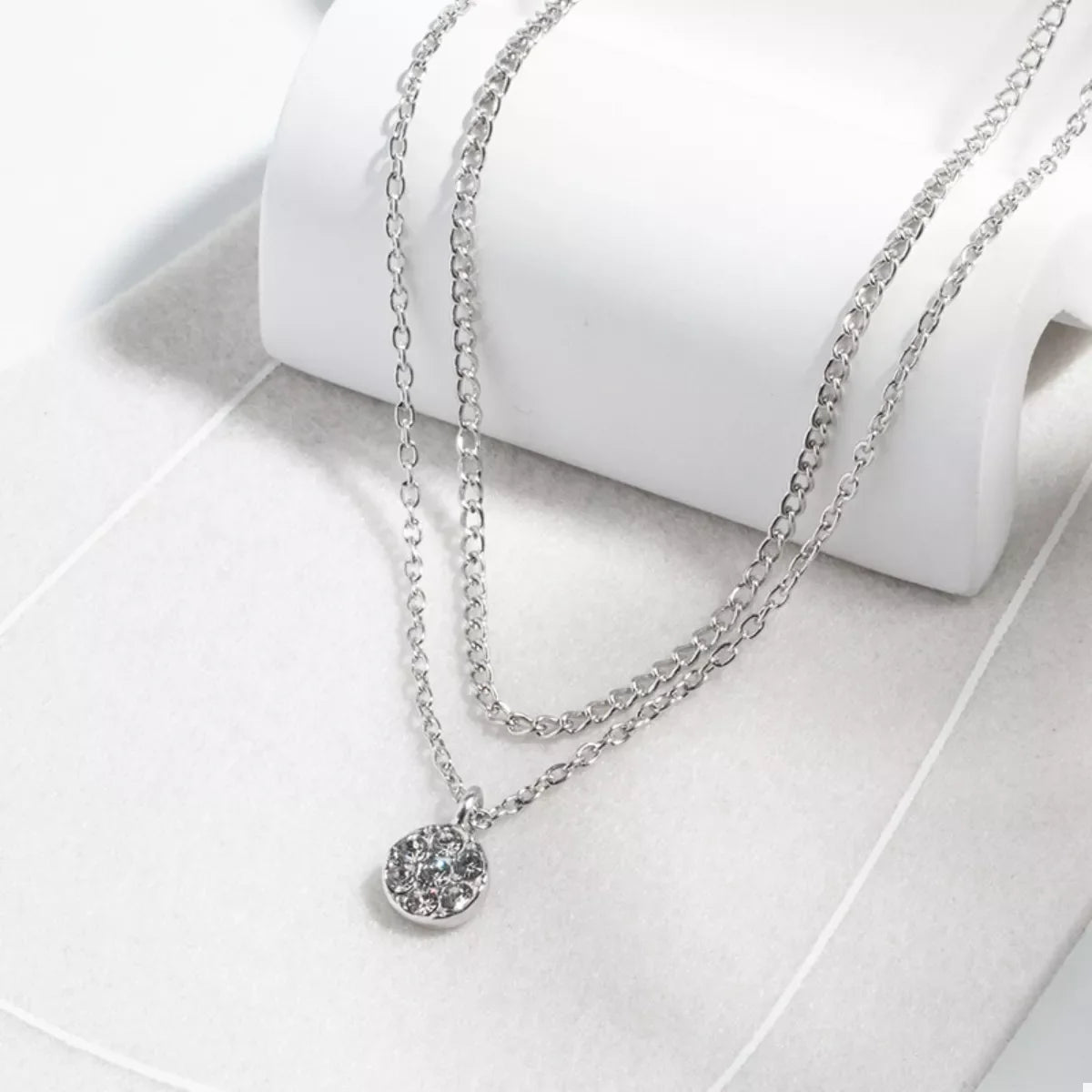 Double Layered Pendant Necklace