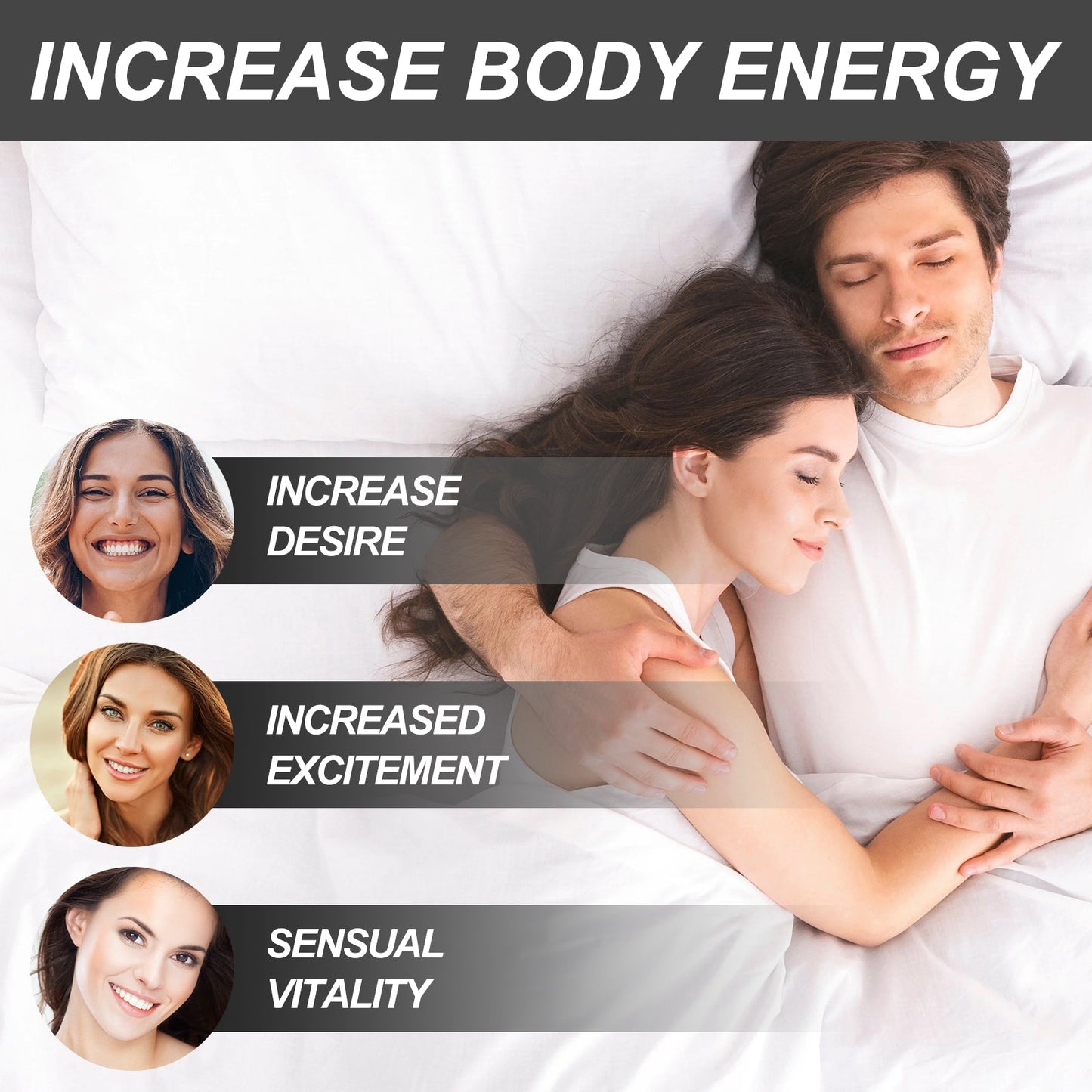 Secret Happy Drops, Intimate Support Supplement With Muira Puama & Tribulus Terrestris Extract, Boost Energy & Enhance Intimate Connection For Couples, 30ml Oral Liquid