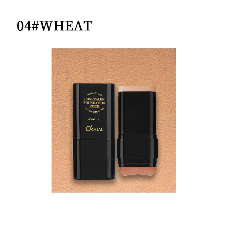 OCHEAL Dual-Ended Concealer Foundation Stick With Brush