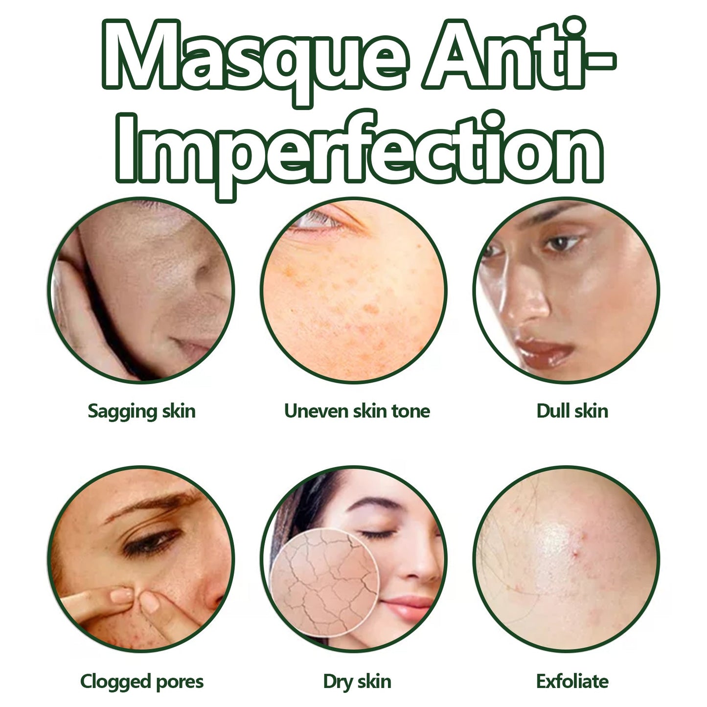 West Month Masque Anti-Imperfection, Clean And Repair Acne Seal Oil Control Solid Mask