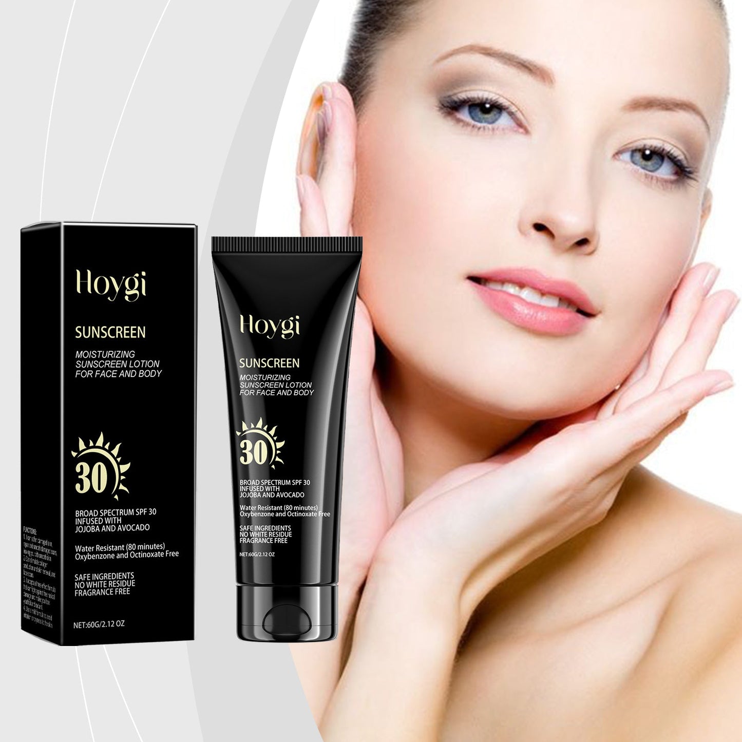 Hoygi Moisturizing Protection Cream, Outdoor Protection Gentle Moisturizing Skin Moisturizing Concealer Brightening Daily Care Cream