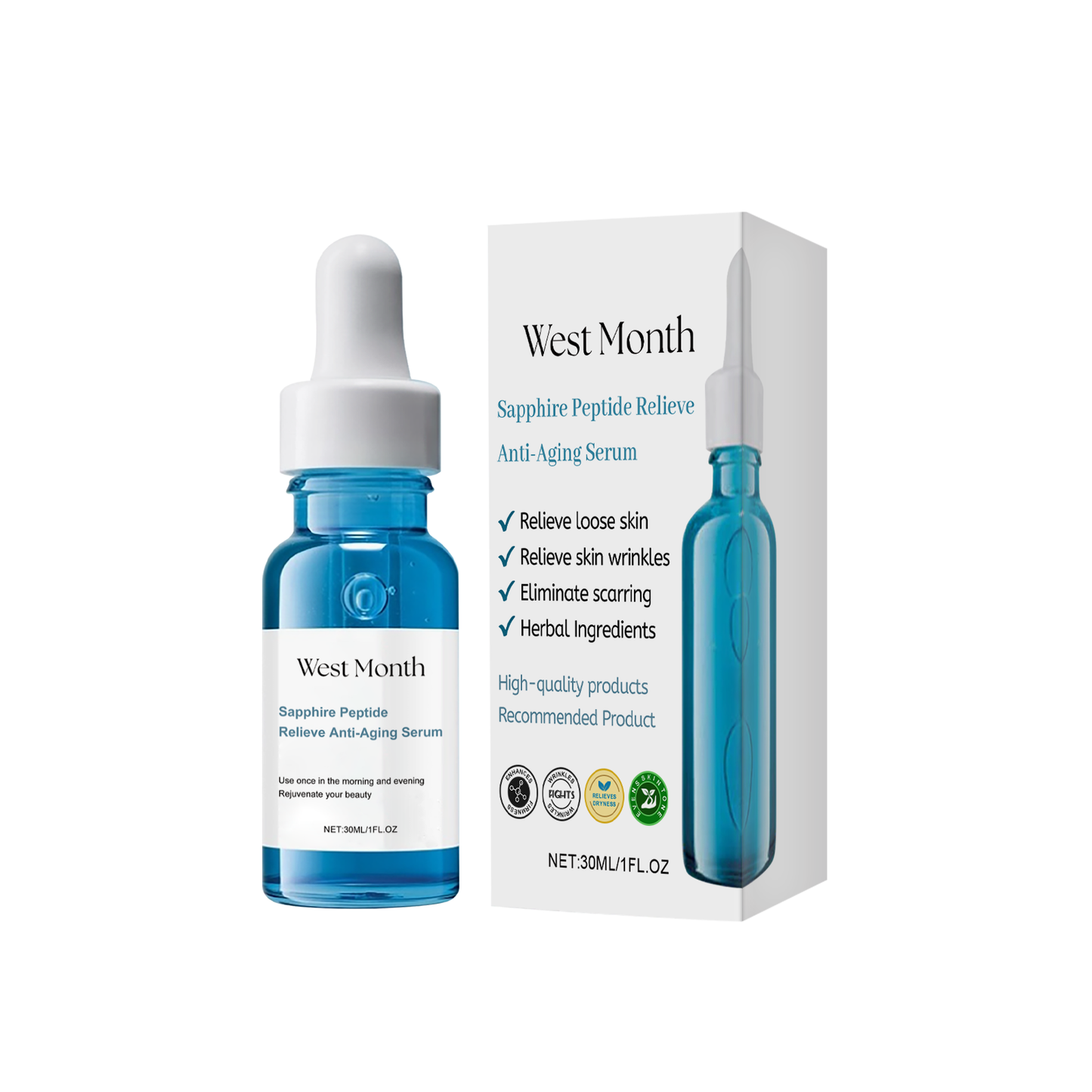 West&Month Firming Essence Facial Firming, Nourishing And Hydrating Skin Delicate And Smooth Moisturizing Essence