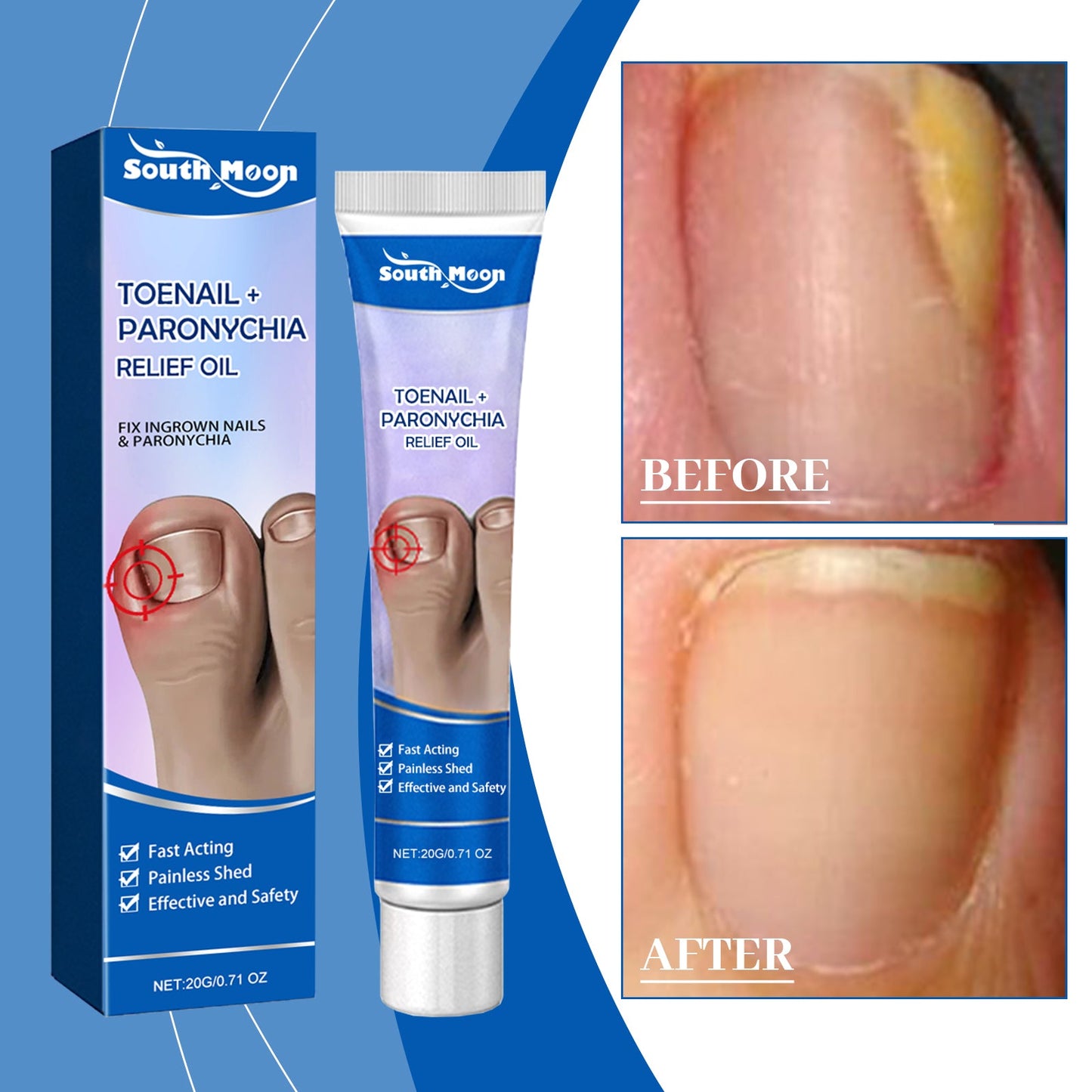 South Moon Nail Care Ointment, Moisturizing And Moisturizing For Nails And Nails