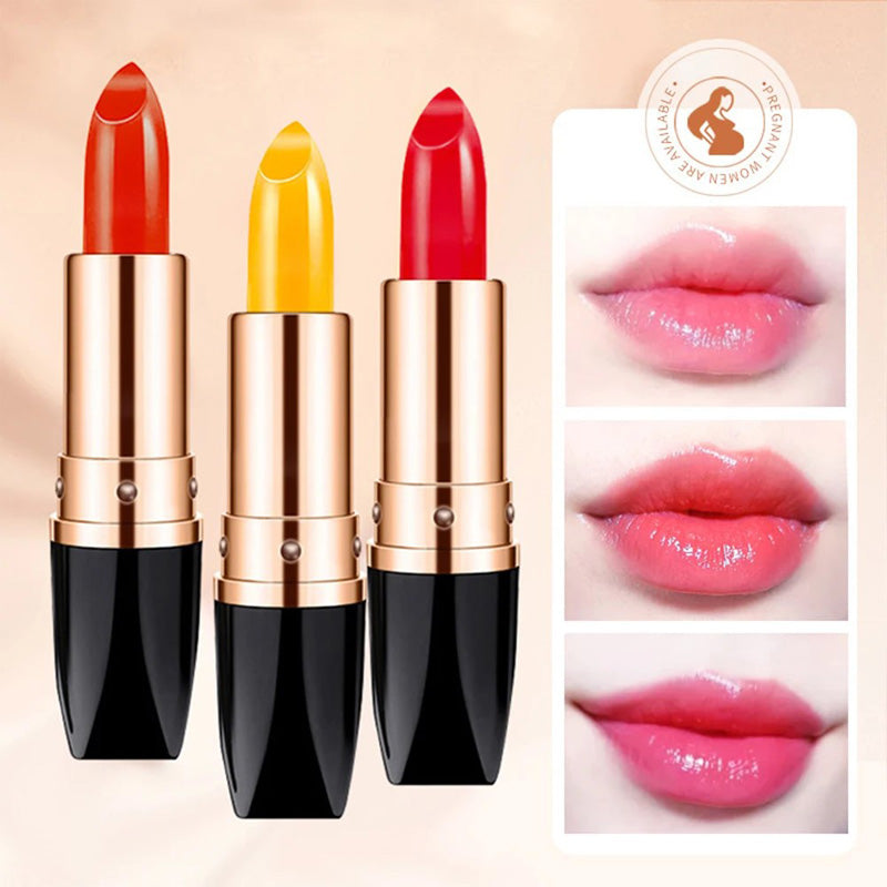 3PCS Color Changing Lipstick Set, Temperature & PH Sensitive, Long Lasting Moisturizing Lip Balm Gift Box For Women