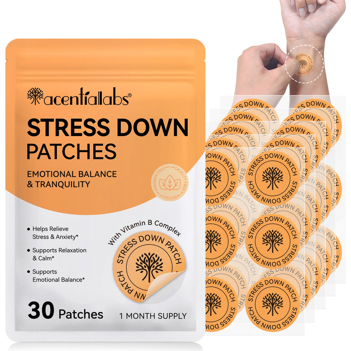 Relaxation Calmness And Pressure Drop Nursing Patch - 30 Patches