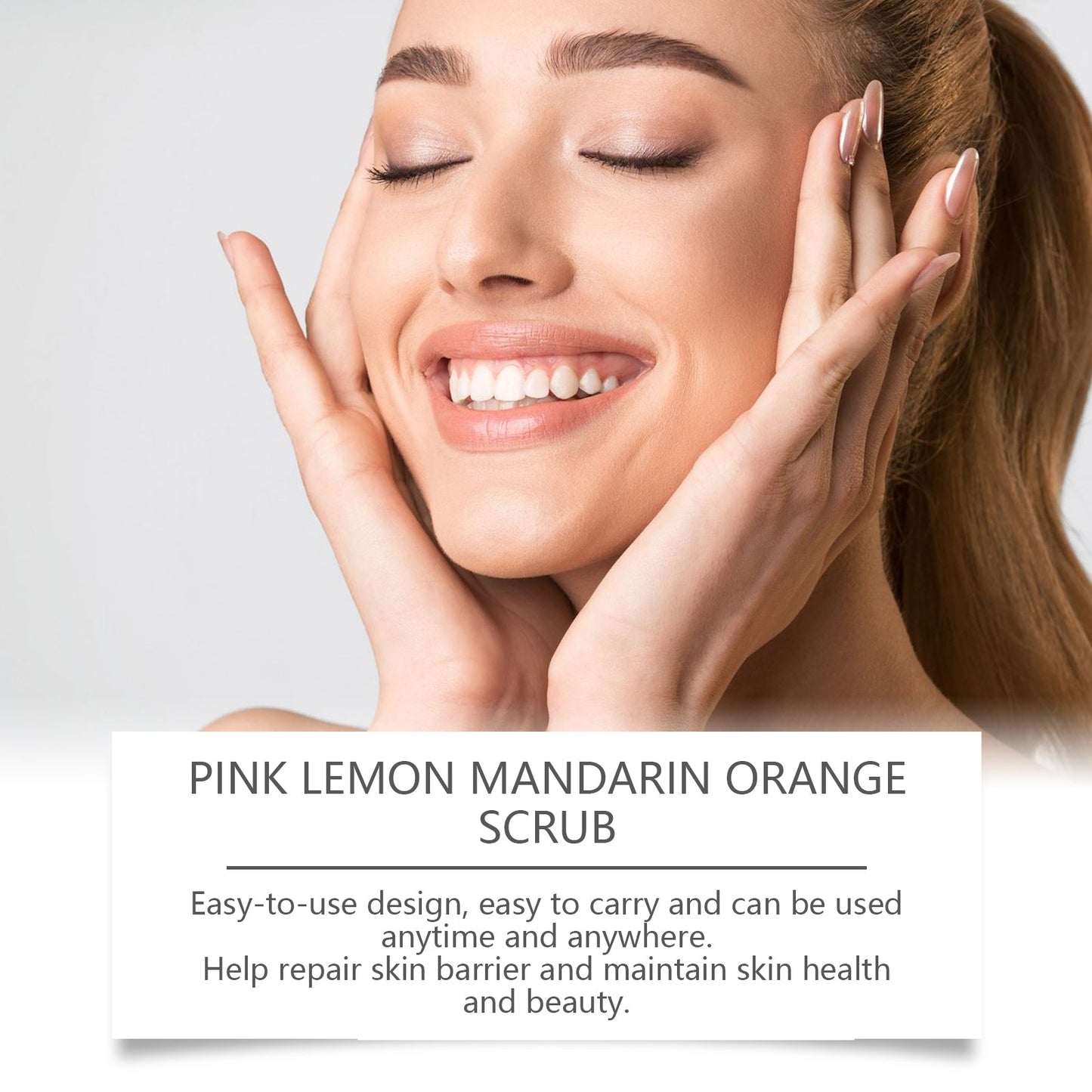 OUHOE Brightening Face Scrub, Gently Cleansing Exfoliating Dead Skin Brightening Soft Cleansing Scrub