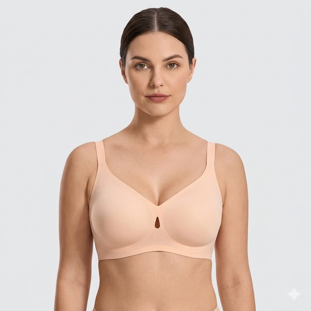 Teardrop Cutout Support Bra