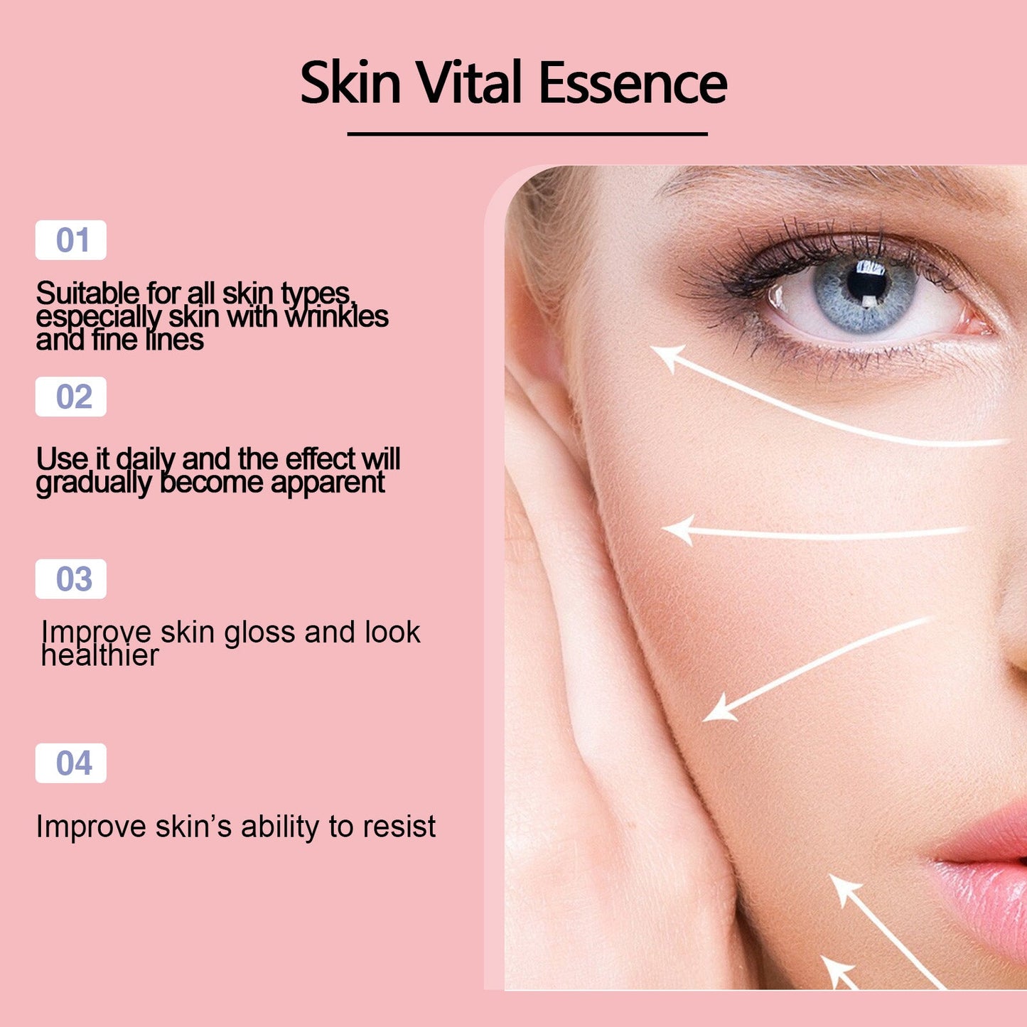 Ouhoe Anti-Wrinkle Serum Facial Skin Moisturizing, Hydrating, Firming, Smoothing And Brightening Fine Lines Serum