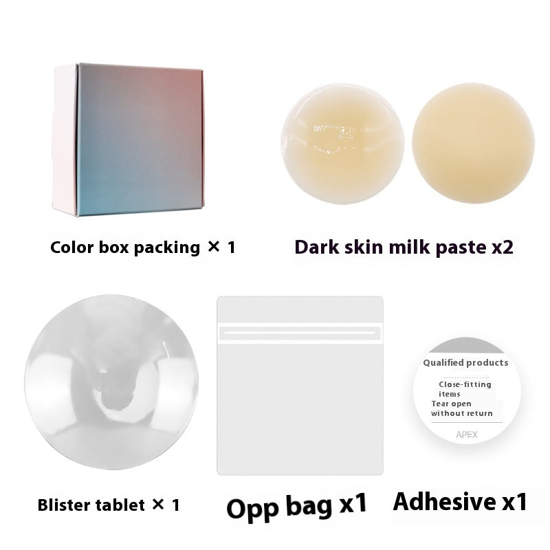 Anti Glare And Traceless Solid Silicone Nipple Patch