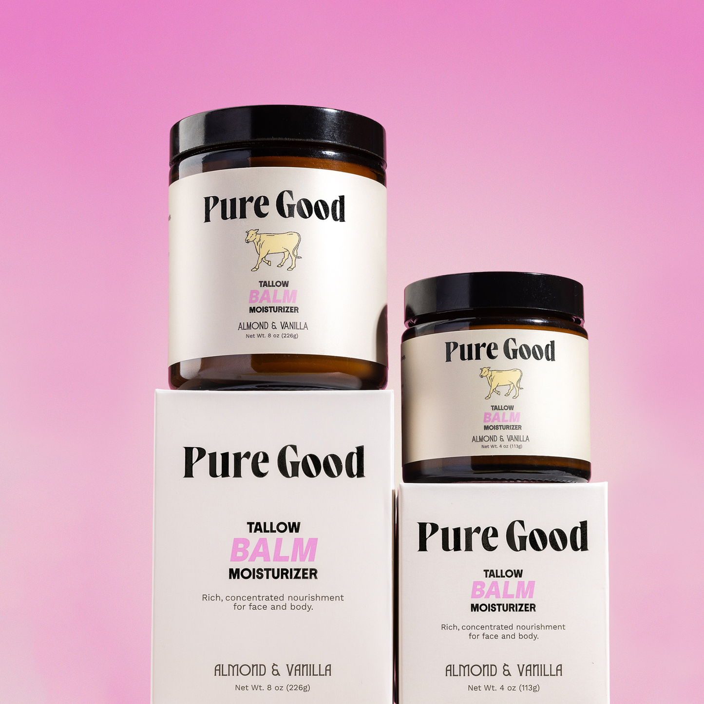 Almond + Vanilla Tallow Balm