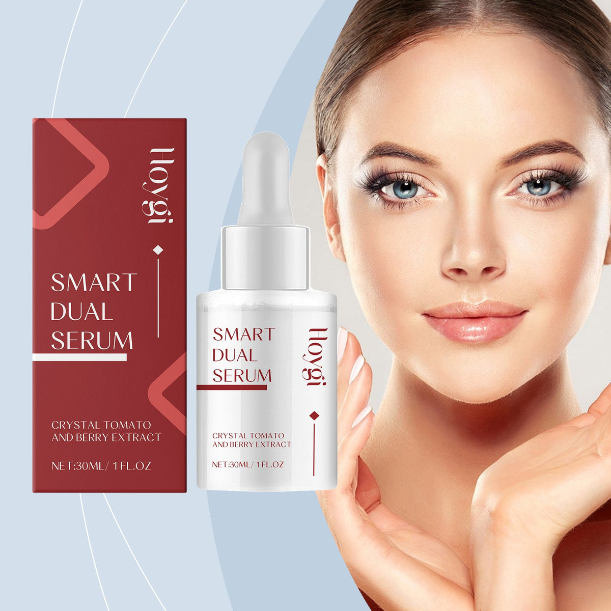 Hoygi Brightening Essence, Mild Ingredients Moisturize Skin Hydrating Hydrating Rejuvenating Essence