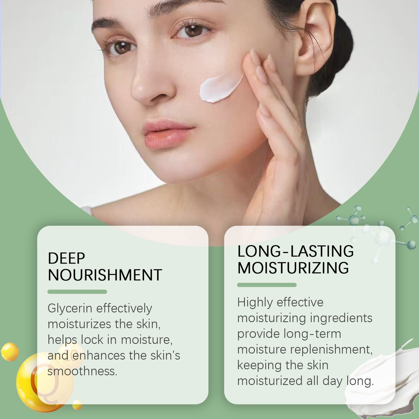West&Month Moisturizing Moisturizer Gentle Moisturizing Facial Skin Repair Dry Moisturizing Moisturizing Face Cream