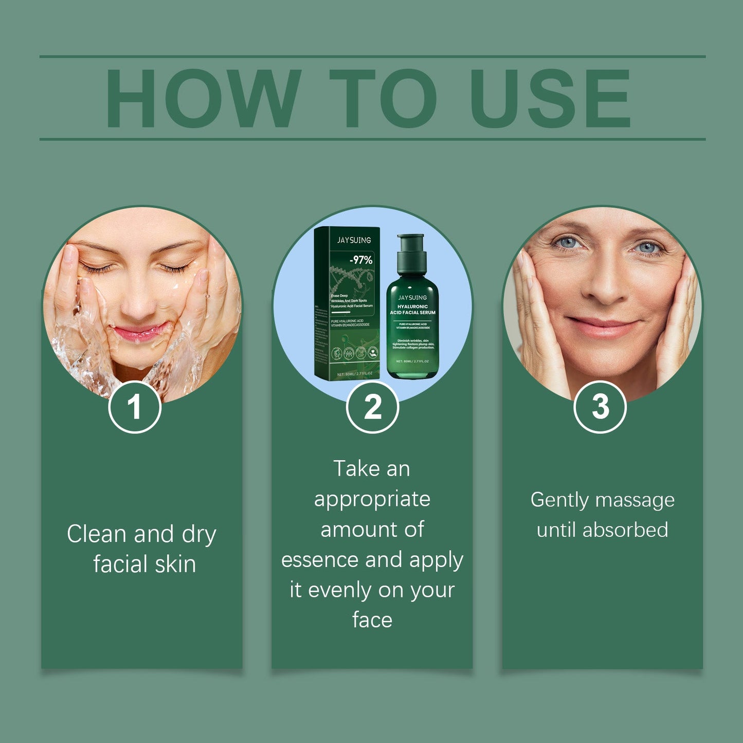 Jaysuing Moisturizing Serum, Brightening And Hydrating Skin Care Serum For Facial Wrinkles