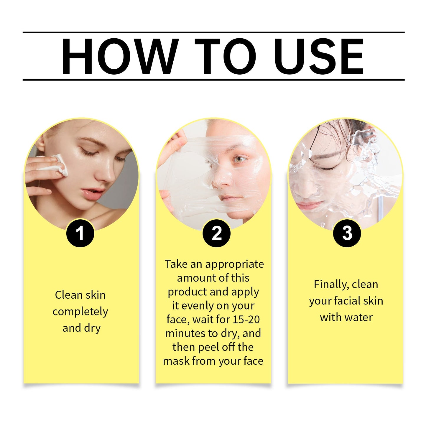 Hoygi Tear Mask Facial Treatment Clean And Gentle, Non-Tight Moisturizing And Hydrating Moisturizing And Brightening Skin
