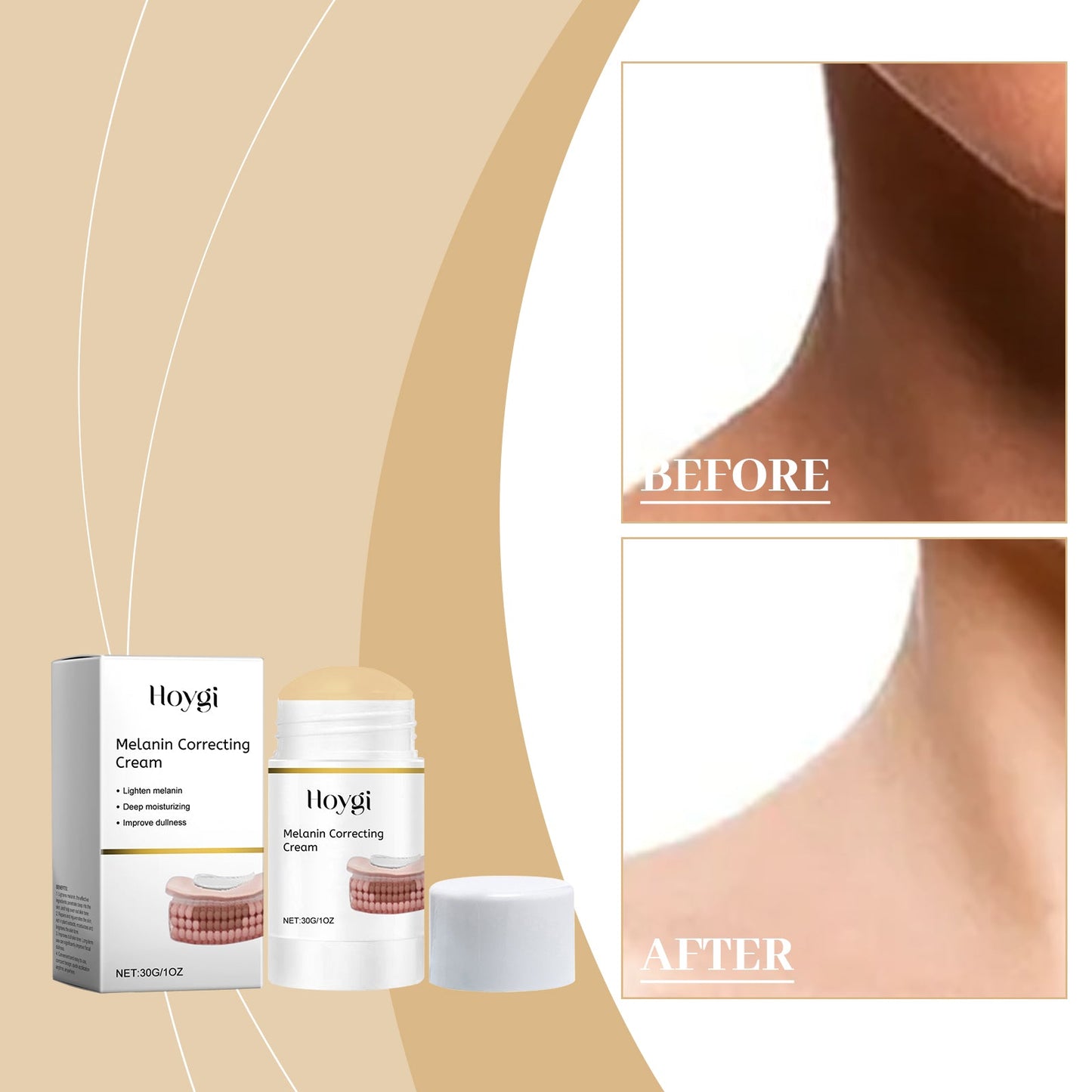Hoygi Face Moisturizer Stick Skin Repair Tender Skin Hydrating Moisturizing Gloss Smooth Moisturizing Skin Cream