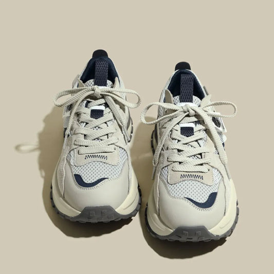Round Toe Platform Sneakers