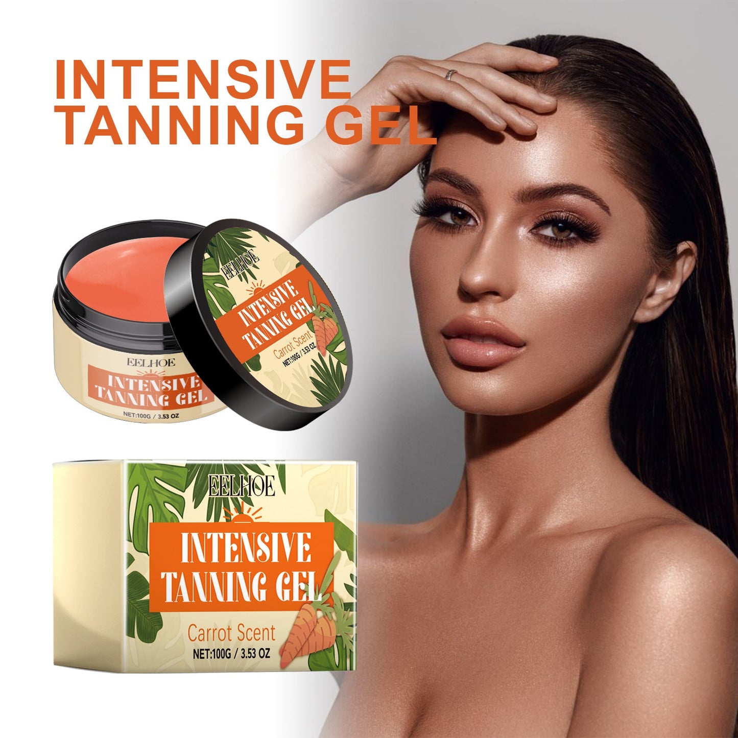 Eelhoe Black Repair Gel, Natural Wheat Skin Care In Summer To Help The Body Black Mild Without Greasy