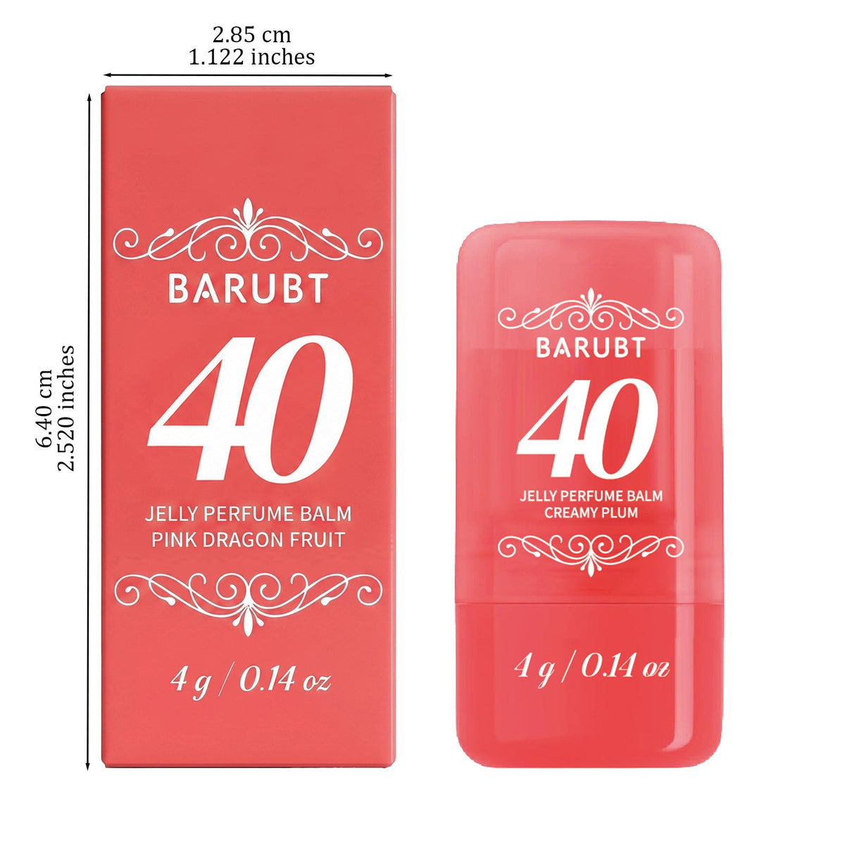 Solid Perfume Balm Stick, Portable Long-Lasting Fragrance Balm For Women, 4g