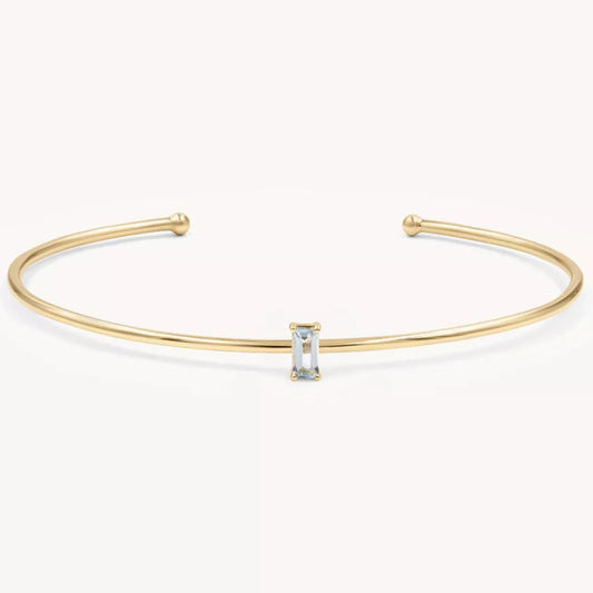 18K Gold-Plated Open Cuff Bracelet