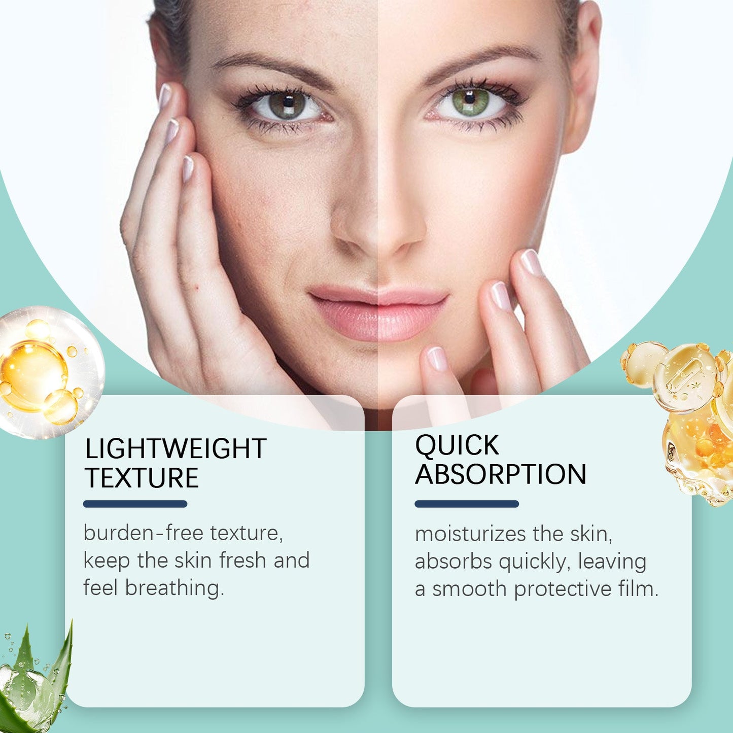 Hoygi Anti-Aging Facial Moisturizer, Hydrating Facial Skin Care Brightening And Moisturizing Skin Care Cream