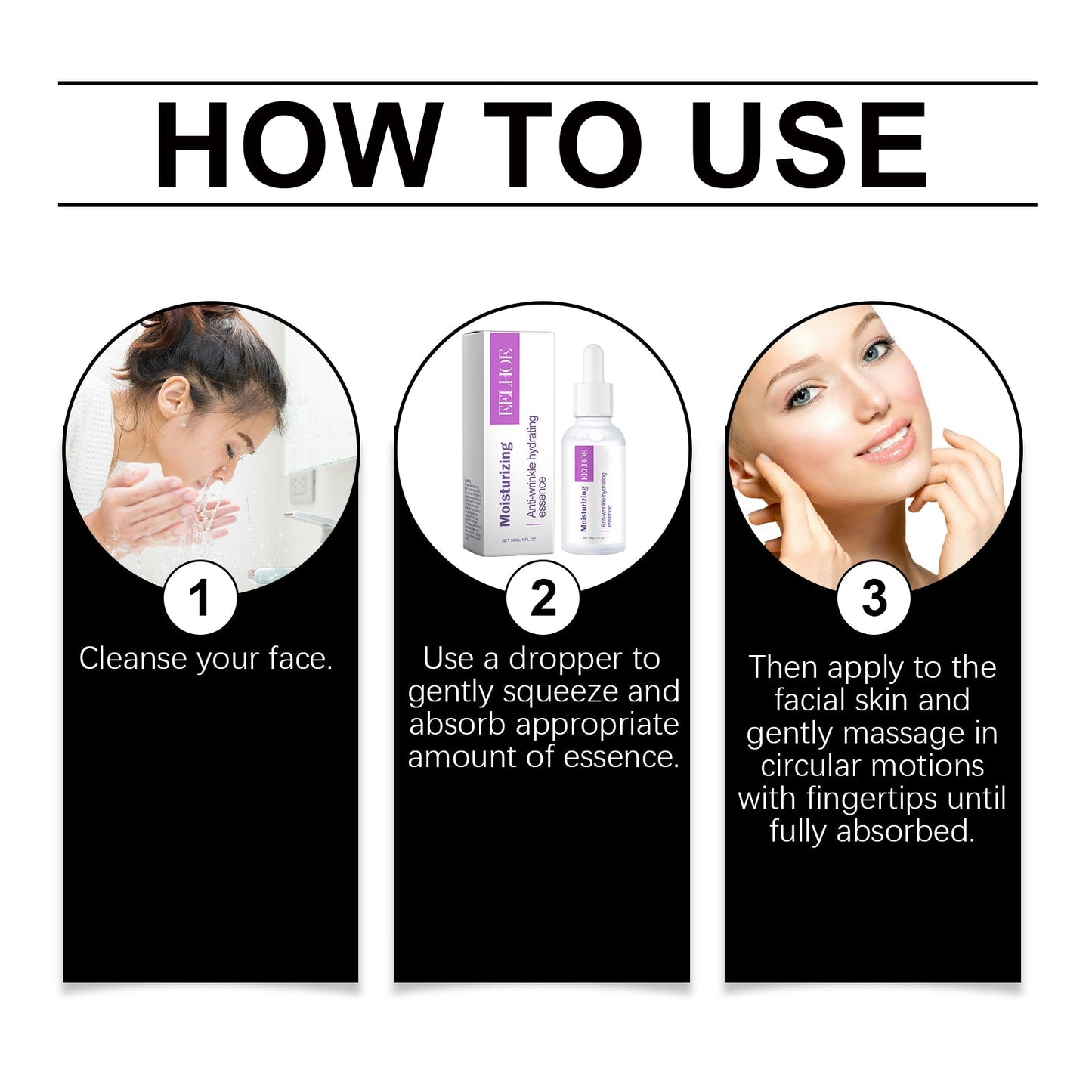EELHOE Moisturizing And Anti-Wrinkle Hydrating Essence Hydrating And Rejuvenating Skin Repair Facial Essence Wet Compress Water