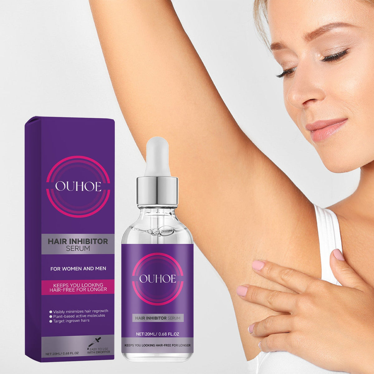 Ouhoe Hair Care Essence Relieves Discomforts And Prevents Ingrown Hair Growth Soothing Essence