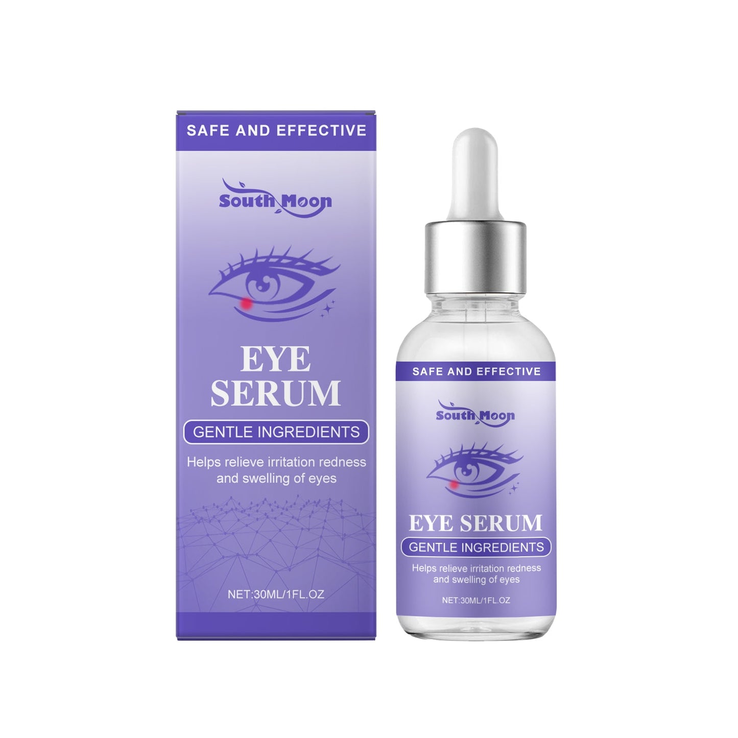 South Moon Eye Soothing Serum, Moisturizes Tender Skin, Soothes And Improves Eye Condition