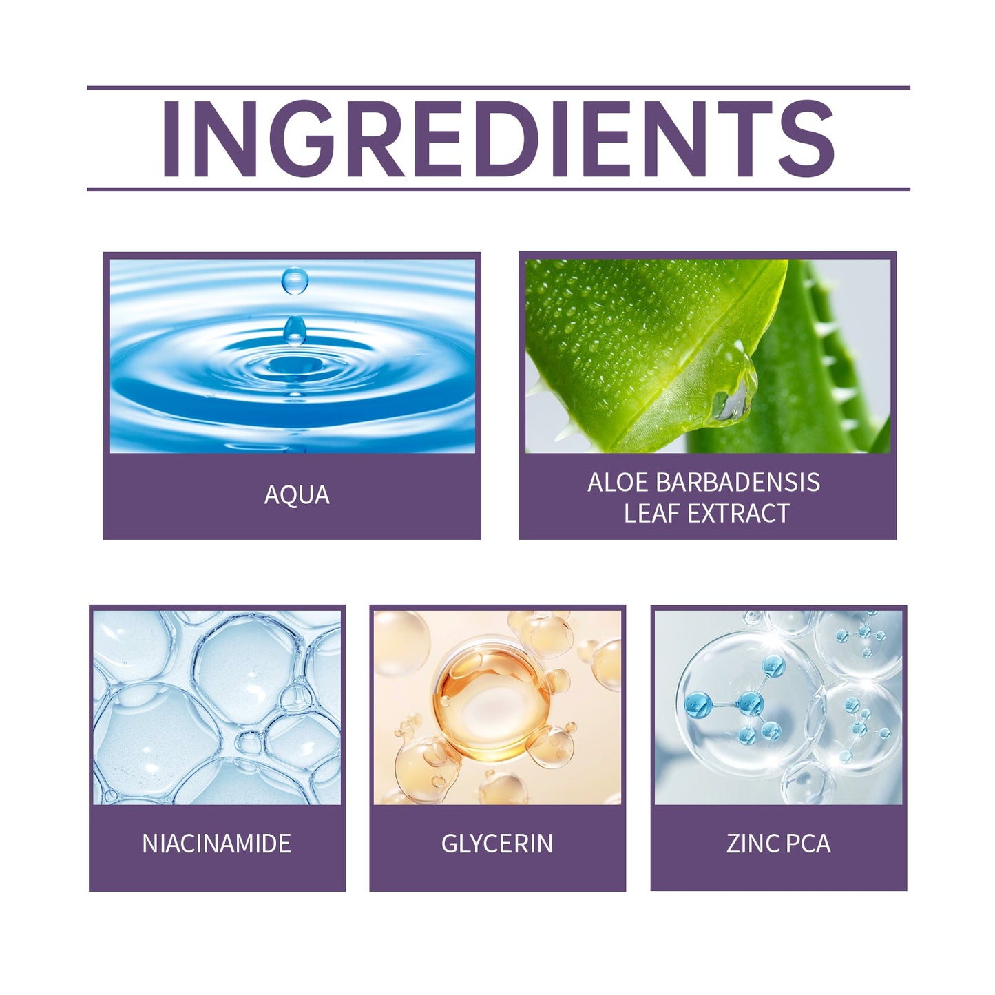 OUHOE Nicotinamide Anti-Acne Firming Serum Mild Moisturizing And Lightening Facial Acne Tender Skin Serum