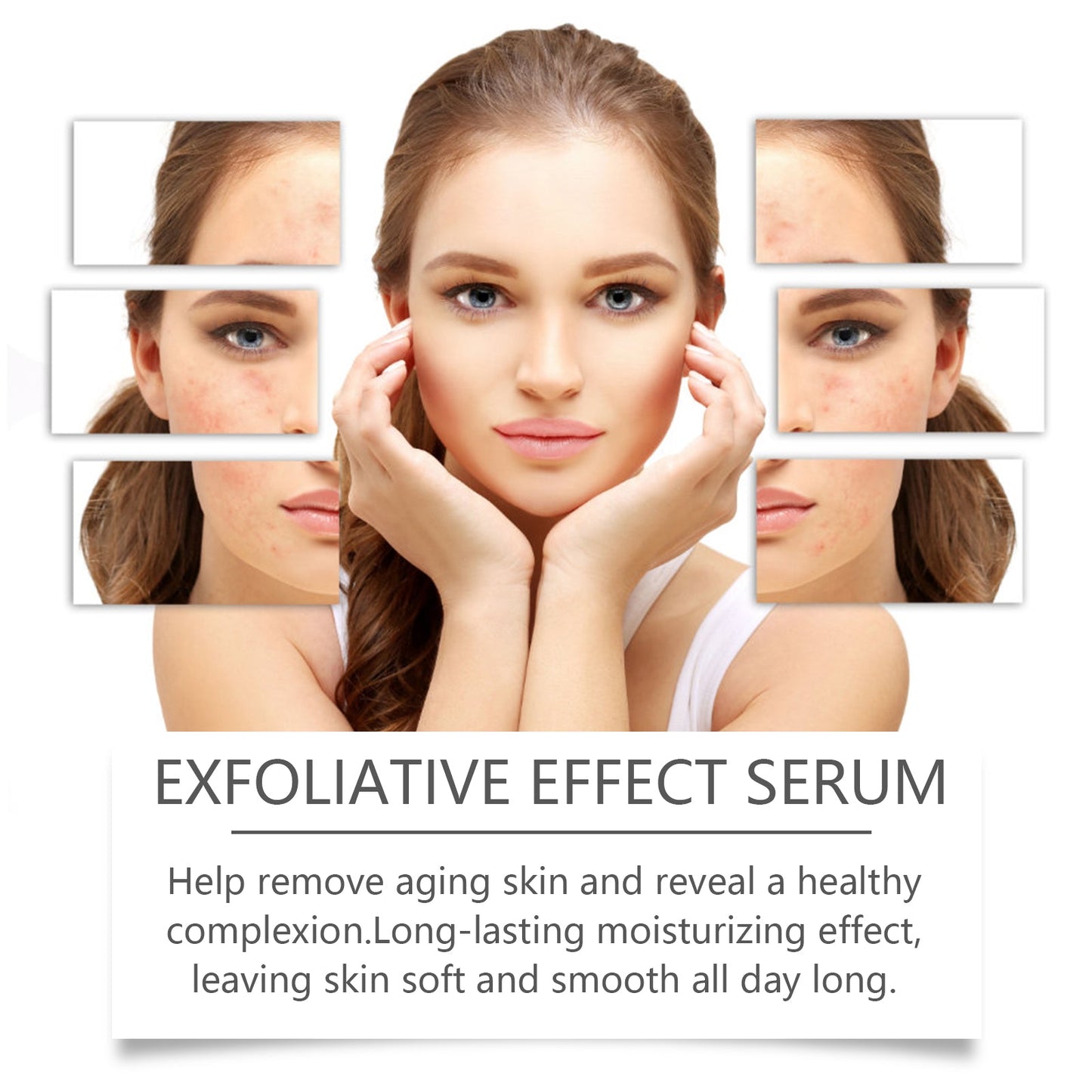 Hoygi Facial Essence, Moisturizing, Brightening And Moisturizing Facial Skin Exfoliating Gentle Cleansing Repair Essence