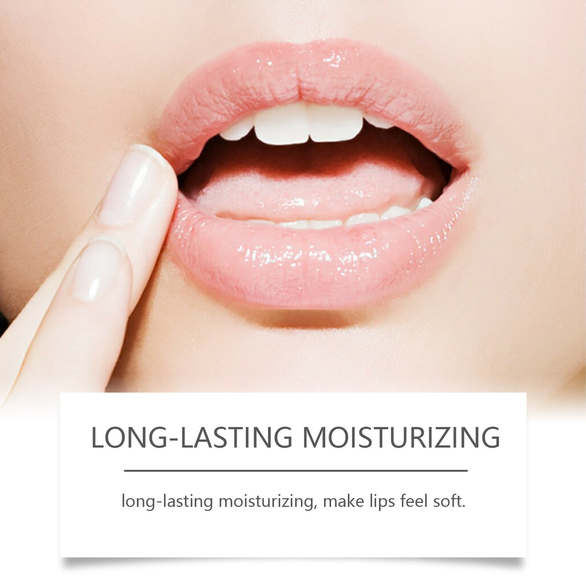 OUHOE Honey Moisturizing Lip Balm, Long Lasting Hydrating Lip Treatment For Dry Cracked Lips, Repair Lip Lines Shiny Lip Primer Care Stick 5g
