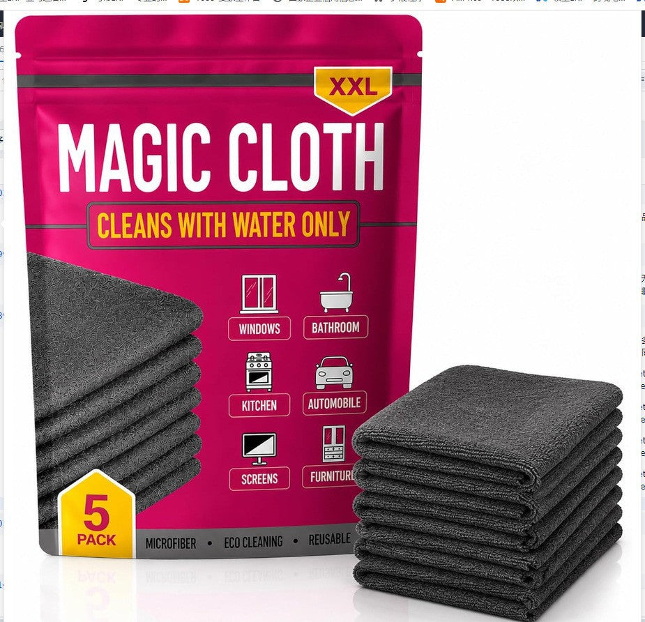 Genie Magic Cloth Reusable Cleaning Cloth Streak-free Glass Wipe Household