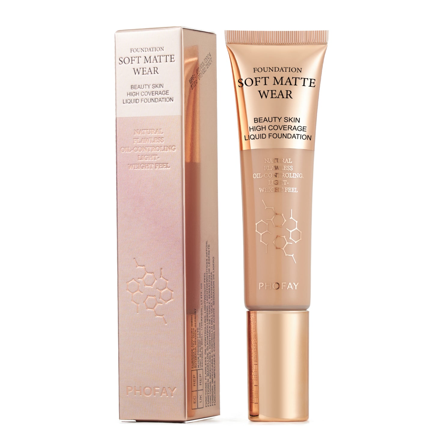 Phofay Flawless Oil-Control Foundation – 30ml