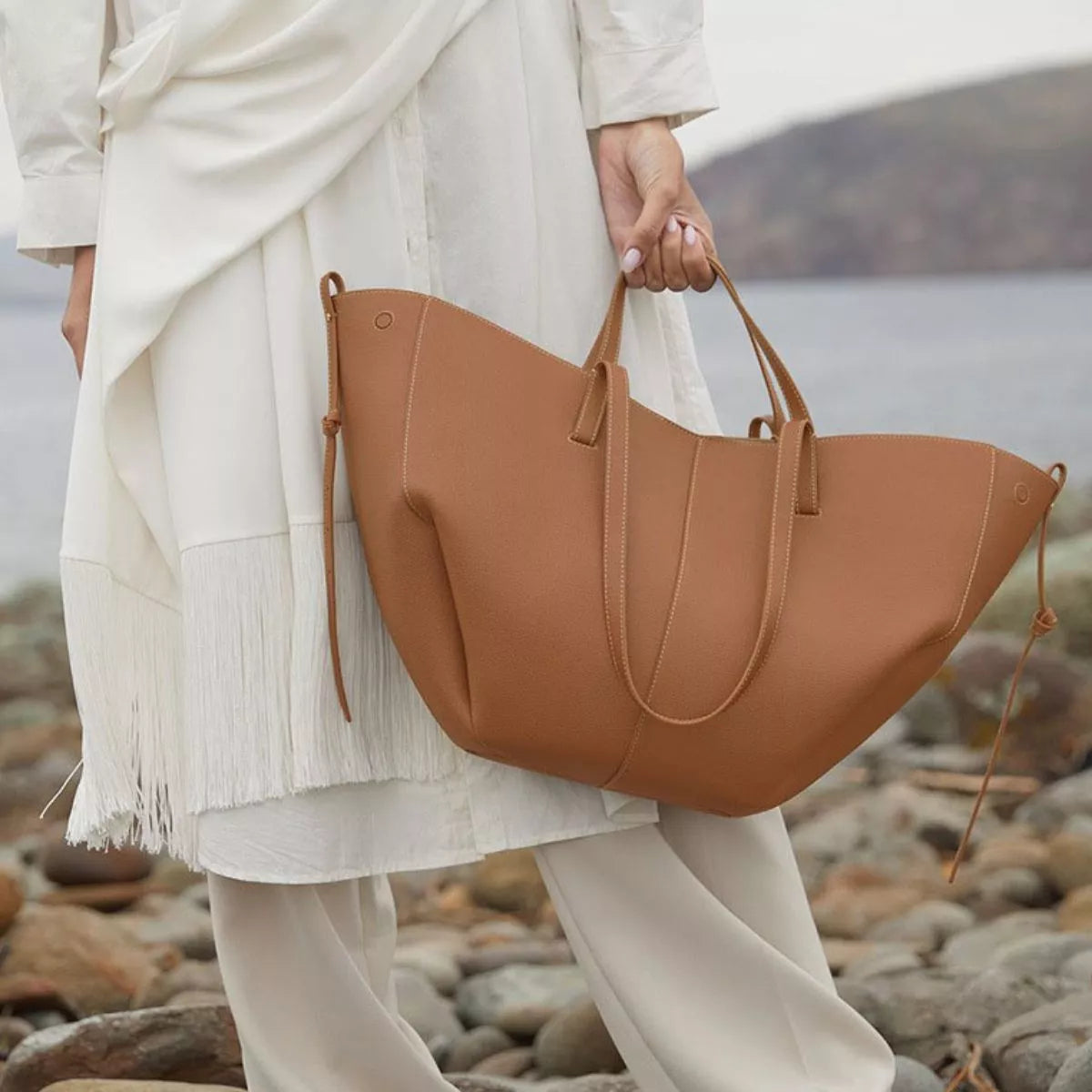 PU Leather Tote Bag