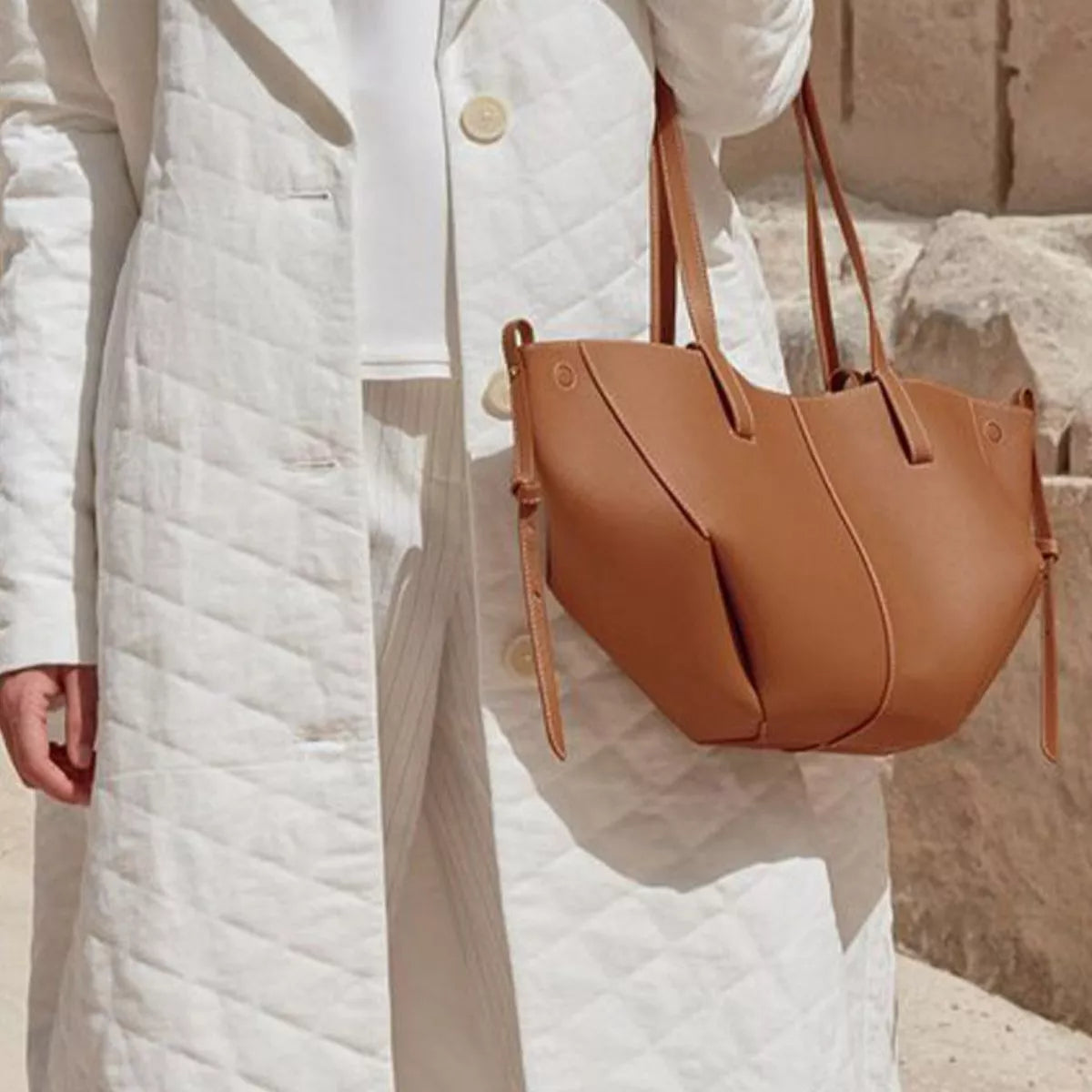 PU Leather Tote Bag