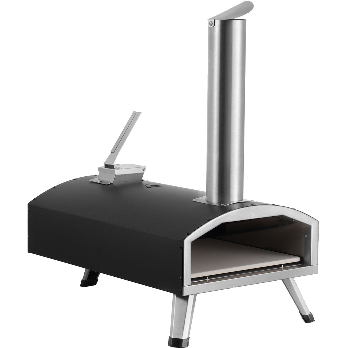 VEVOR 12Outdoor Pizza Oven Portable Wood Pellet Pizza Oven Iron Spray Camping