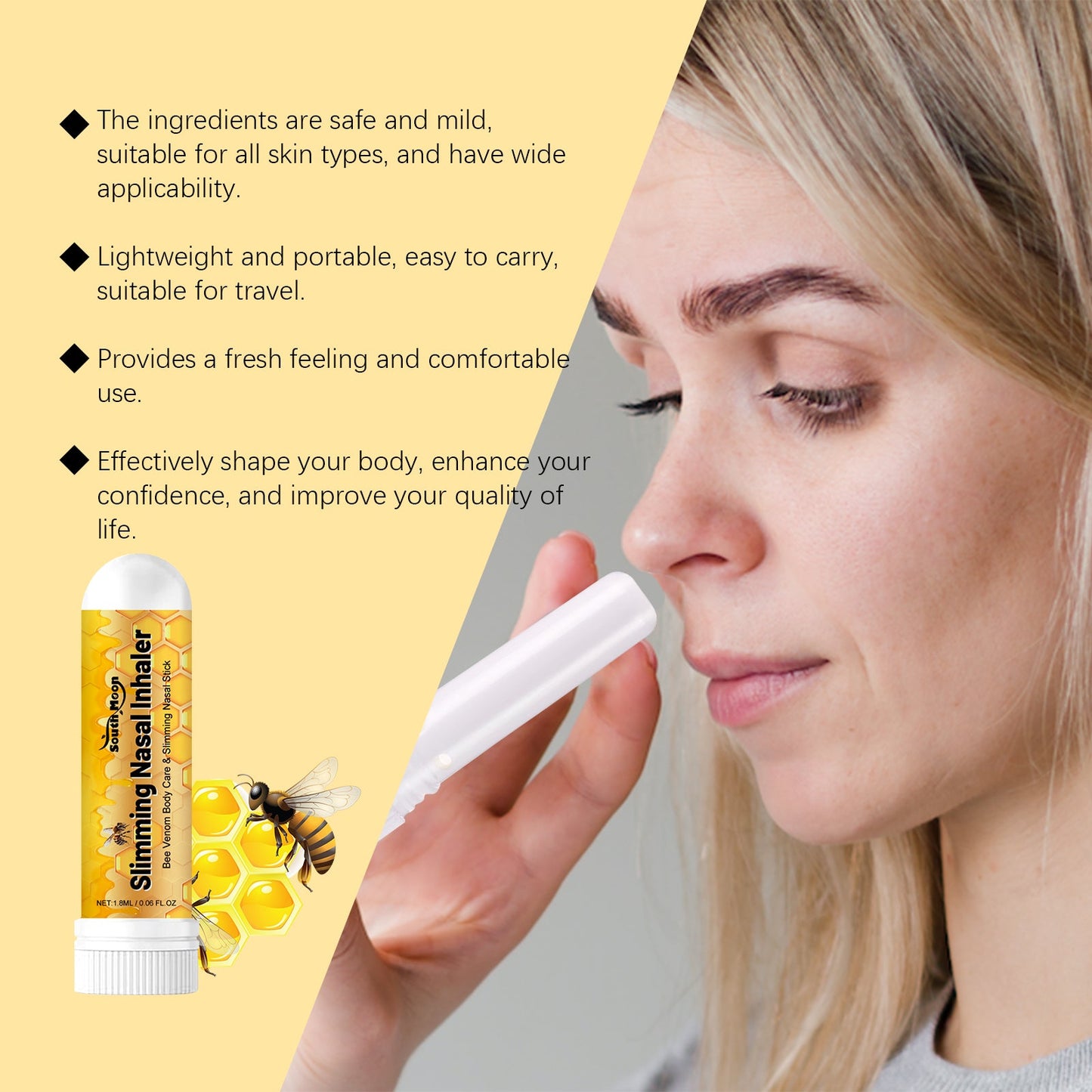South Moon Bee Venom Body Shaping Nose Stick Firming Skin Body Care Light Body Shaping Nose Stick