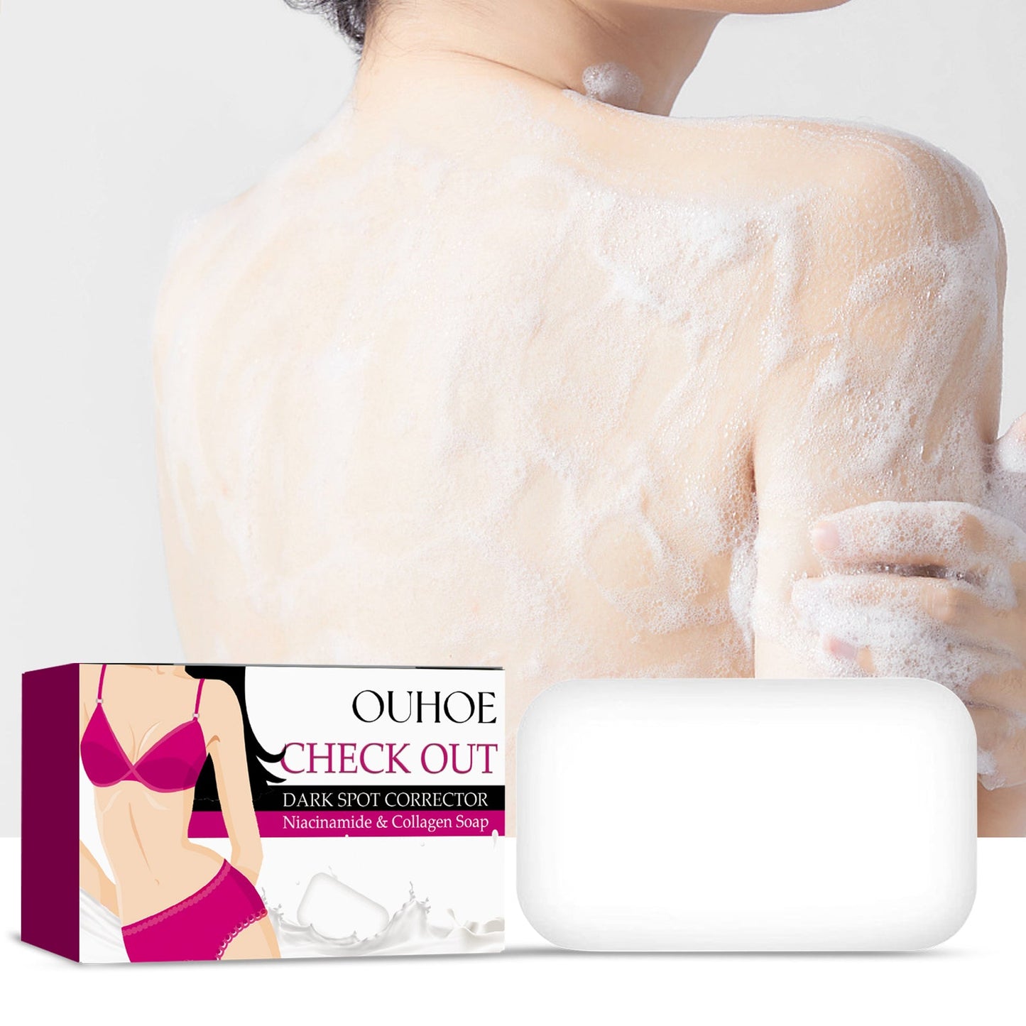 OUHOE Beauty Soap Armpit Elbow Joint Brightening Skin Brightening Body Cleansing Moisturizing Bath Soap