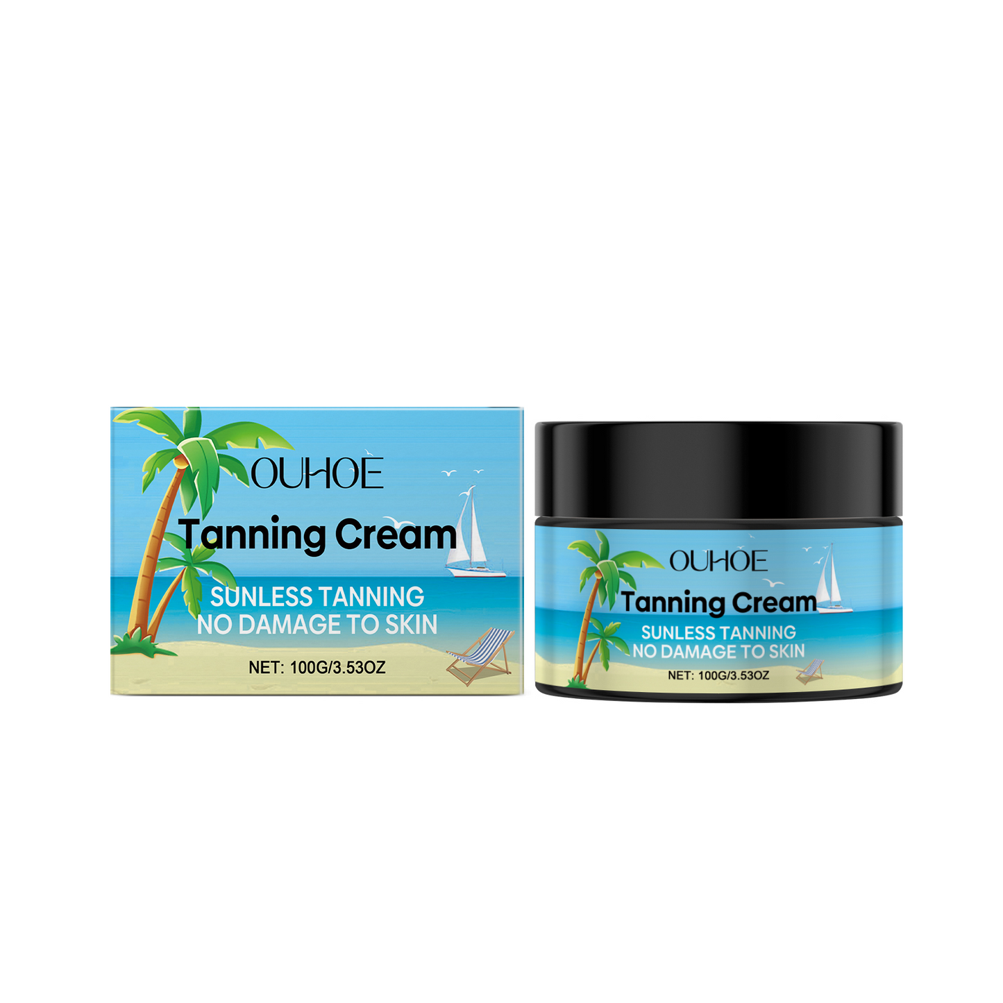 OUHOE Nourishing Skin Anti-Sunburn, Anti-Tanning Tan Moisturizing And Gentle Care Skin Care Anti-Tanning Cream
