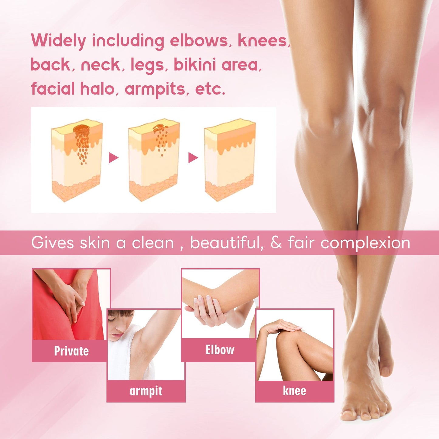 OUHOE Innermate Firming Cream, Repair Underarm Dull Joints Black Inner Thigh Brightening Skin Moisturizing Beauty