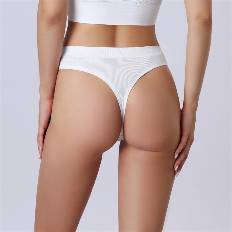 Women's Fitness Yoga Seamless T-shaped Panties