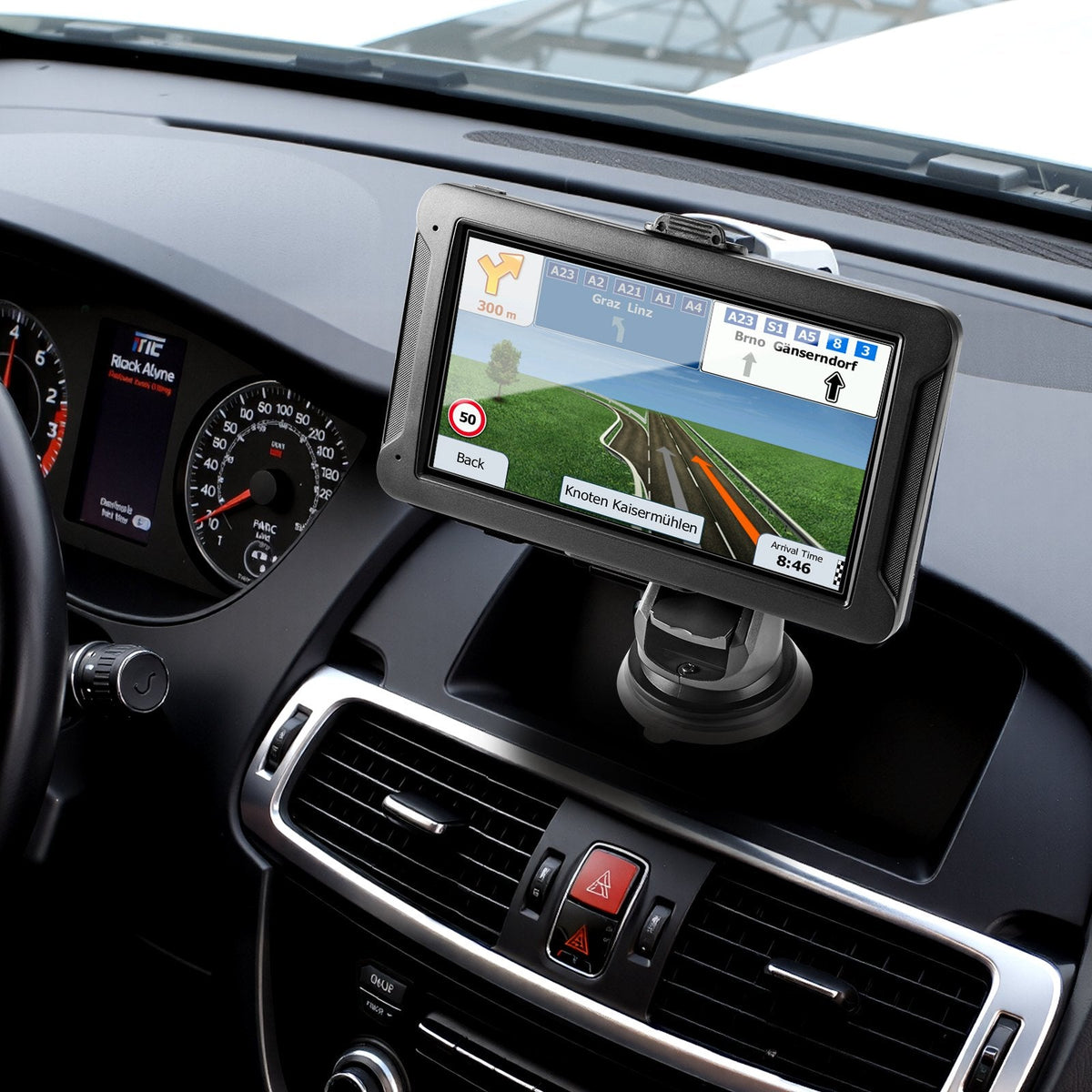 GPS Navigator For Car 7 Inch Touch Screen 16GB GPS Navigation System Dash Cam