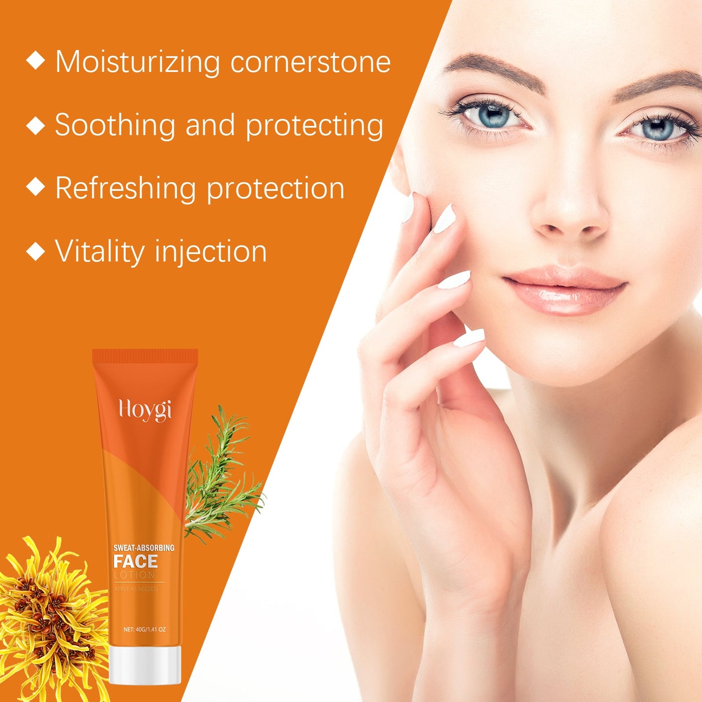 Hoygi Moisturizing Anti-Sweat Facial Lotion Moisturizing Skin Care Moisturizing Oil Control Tender Skin Essence Facial Lotion