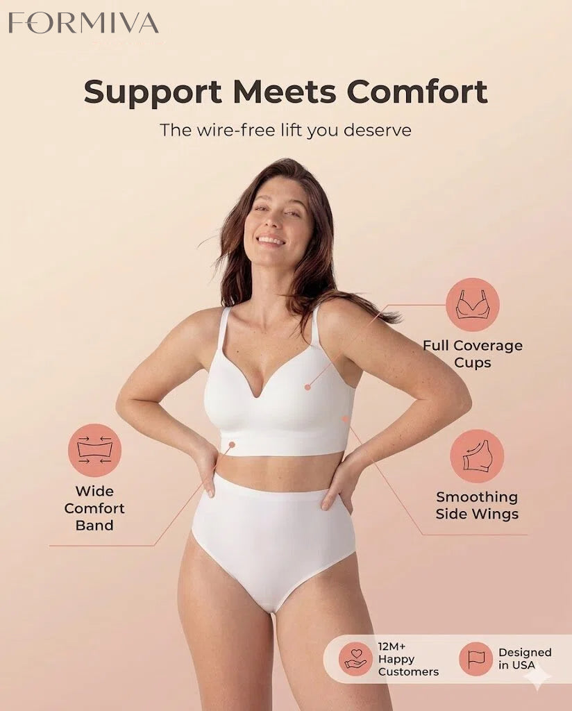 Supportive Comfort Wireless Shaping Bra