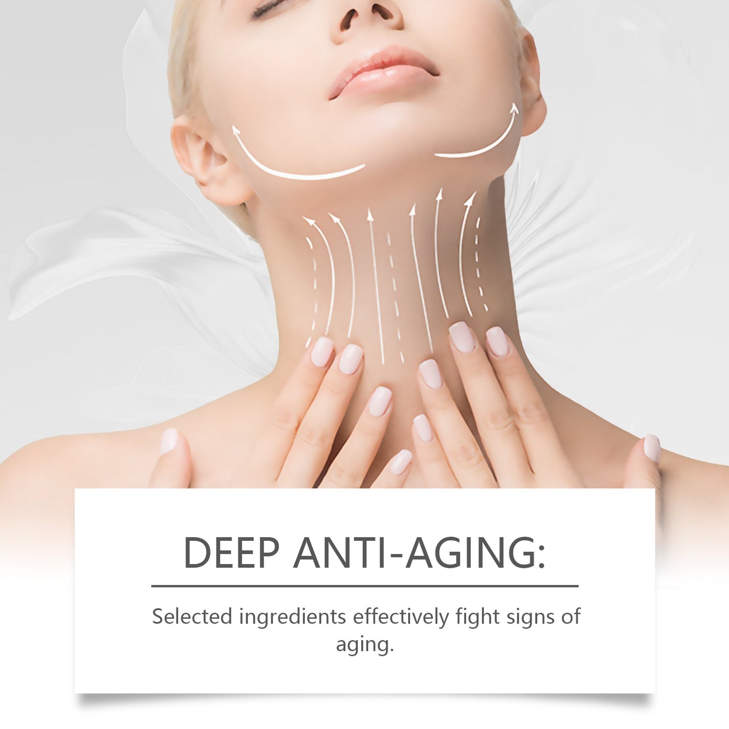 Hoygi Neck Cream Neck Massage Treatment Gently Nourishes Neck Skin Elastic Moisturizing Skin Care Moisturizing Neck Cream