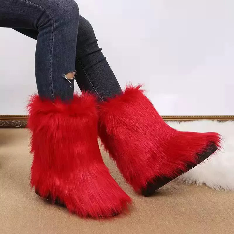Faux Fur Winter Boots