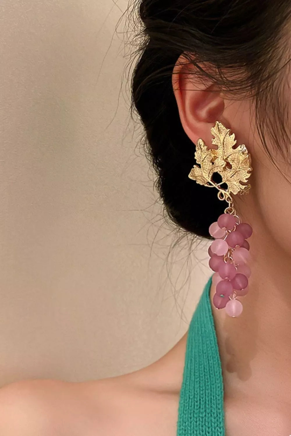 Geometric Circle Drop Earrings